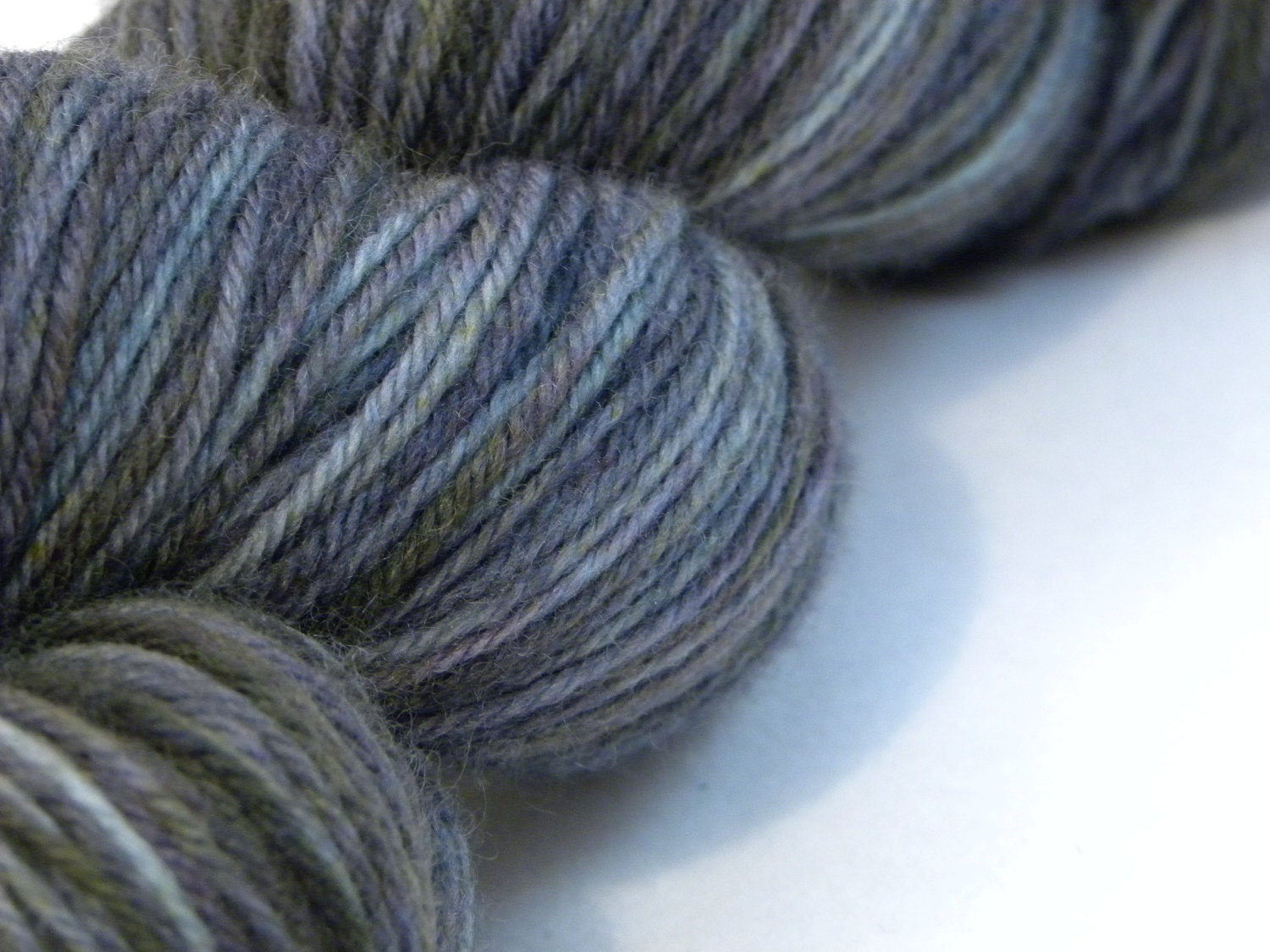 Goblin Caves on Willow, Merino/Cashmere/Nylon Fingering Weight Hand-dyed Yarn