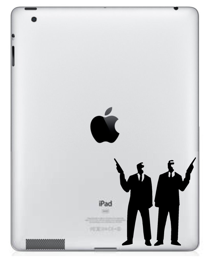 Black Apple Decal