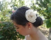 bride hair accessories, bridal, boho, wedding, summer wedding, hair barrettes, buckles organza flowers, poppy flowers, gifts to servants,