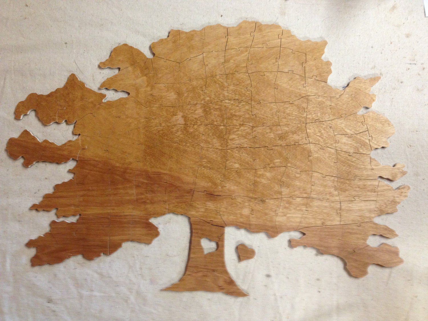 Oak Tree Puzzle Guest Book - 40 Pieces