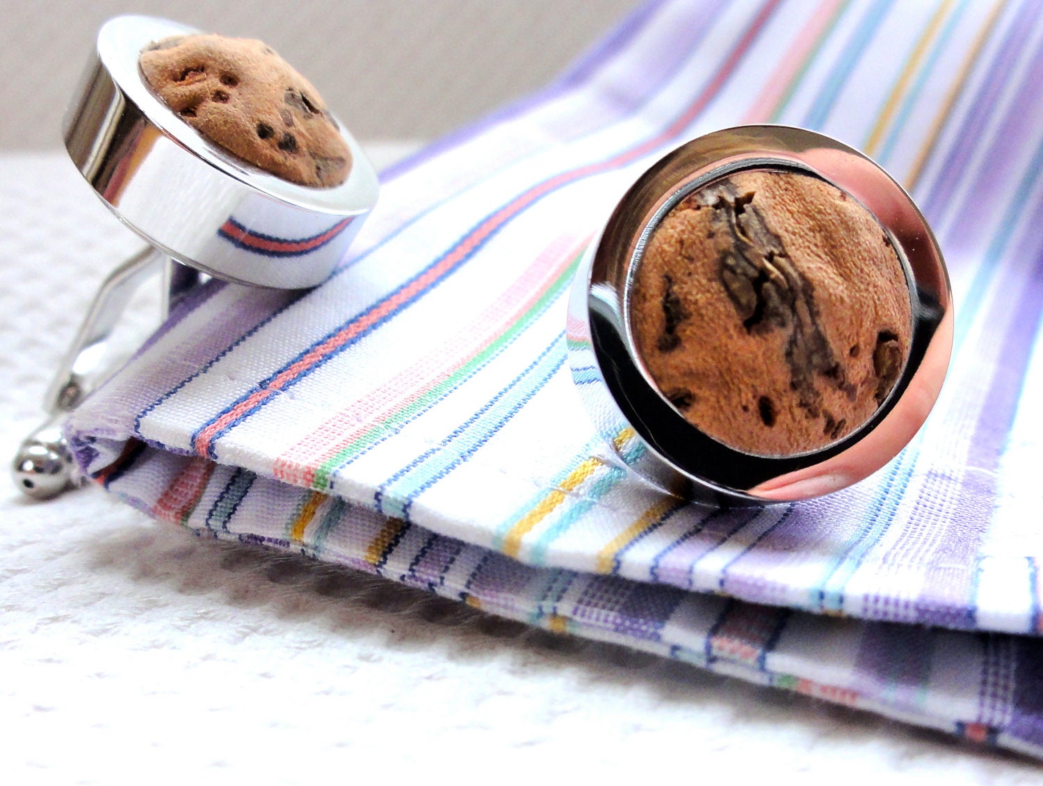 Men - Father's Day Gift - Wine Cork Cufflinks - Champagne Cufflinks - Fun Cufflinks - Unique Cufflinks
