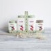 Vintage Mckee Tipp Milk Glass Shakers Kitchen Decor Cherry