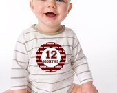 Monthly Onesie Stickers, Photo Prop, Baby Shower Gift, Boy or Girl, Gender Neutral - Aggie Inspired