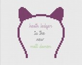 Heath Ledger is the New Matt Damon - Josie and the Pussycats - Cross Stitch Pattern