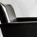 Mid Century Lounge Chair - Modern, Danish, Retro, Side, Armchair, Industrial, Black, Leather, Wood
