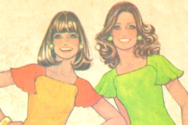 McCalls Dress Lounging Pajamas Pattern 4278 Vintage UNCUT size 8 FREE SHIPPING