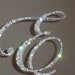 Gorgeous Swarovski Crystal Cake toppers 6'' in Any Letter