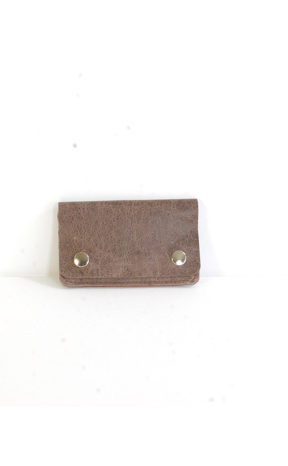 Soft Grey Leather ipod / iphone Wallet