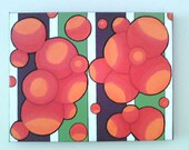 11"x14" Original Abstract Acrylic Painting Canvas Art OOAK