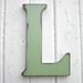 Wooden Wall Hanging Letter L Big Dorm Letter 12 inch Kids Wall art Nursery Cabin Cottage Rustic Decor