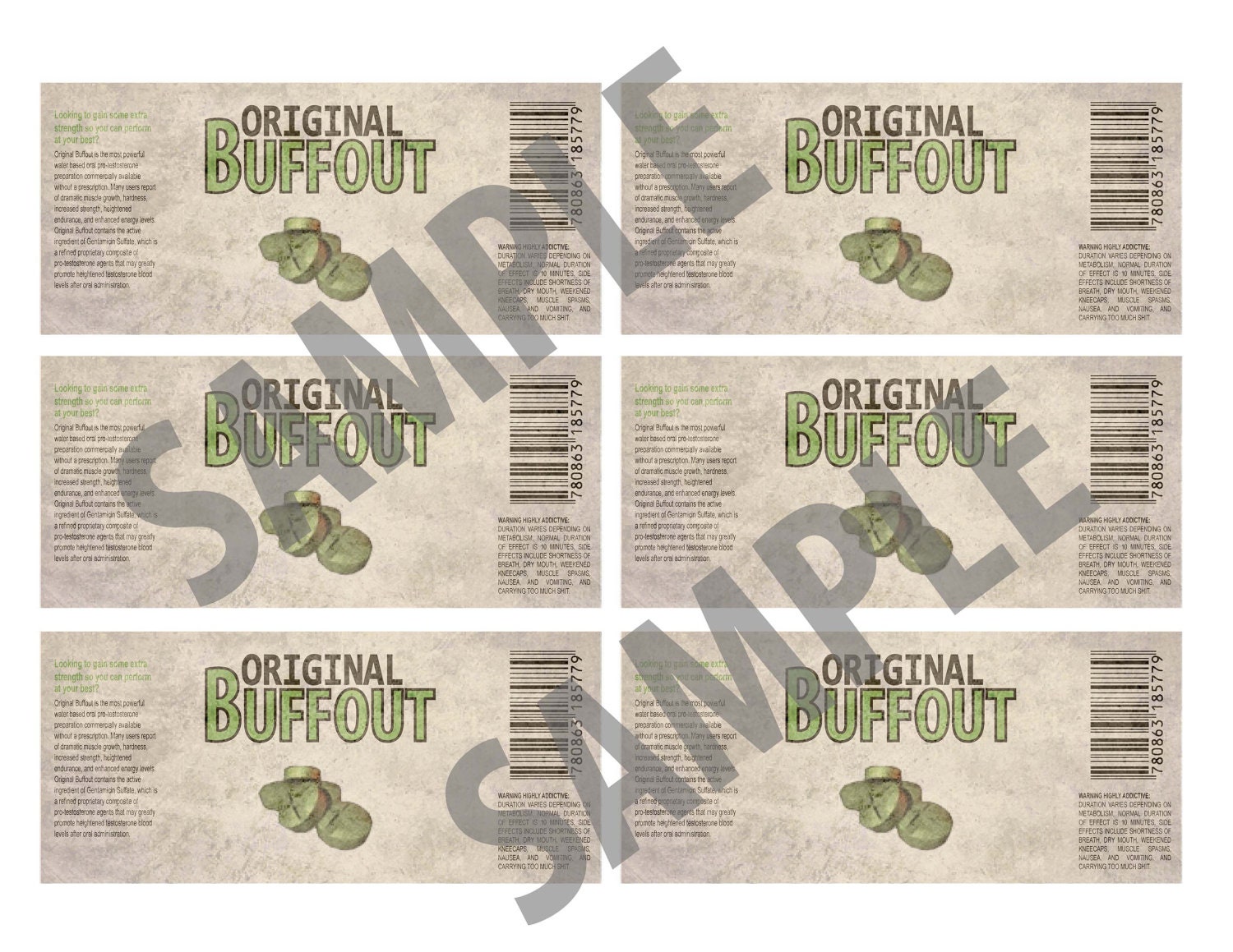 Buffout Label - PDF FILE