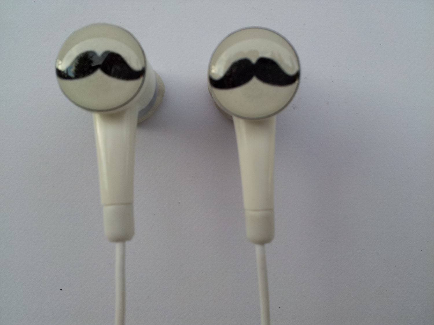 Mini Mustache Earbuds