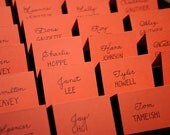 Custom Handwritten Wedding Calligraphy Place Cards, Escort Cards, or Seating Chart, Invitation Envelopes Also Available