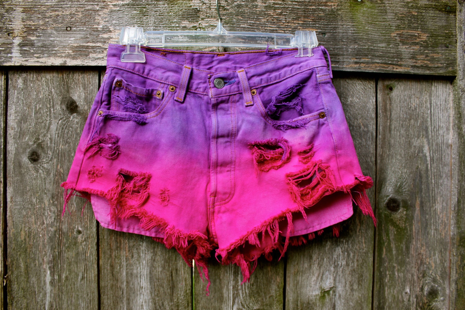 Ombre Dyed Shorts