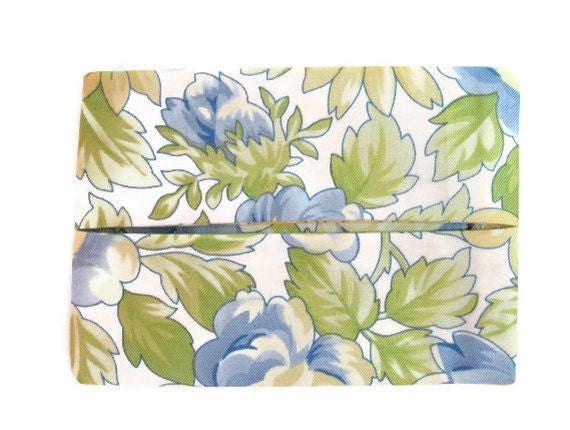Clearance Floral Travel Tissue Cozy, Tissue Holder, Flower Kleenex Holder, Flower Tissue Cozy