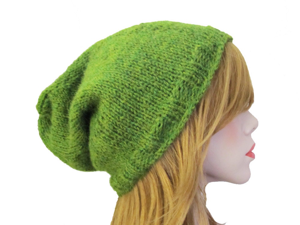 Knit Slouch Hat PDF PATTERN / Star Slouch Hat PATTERN / Hat Pattern / Slouchie Beanie Pattern