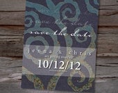 Mosaic Inspired 5x7 Save the Date- DIY Printable file