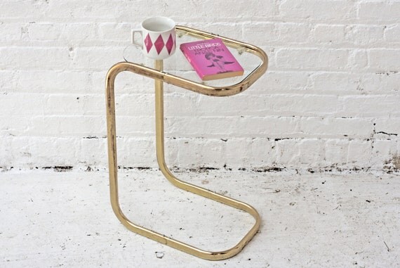 Mod Brass Side Table