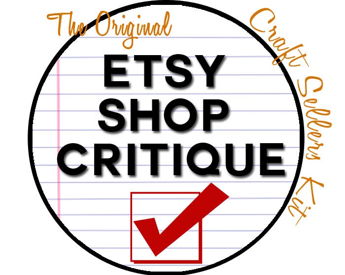 Etsy Shop Critique - Personalized Detailed Etsy Shop Analysis SEO