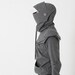 Arthur Armored Knight Medieval Armor Pullover Hoodie(100% Handmade Wool) Made To Order
