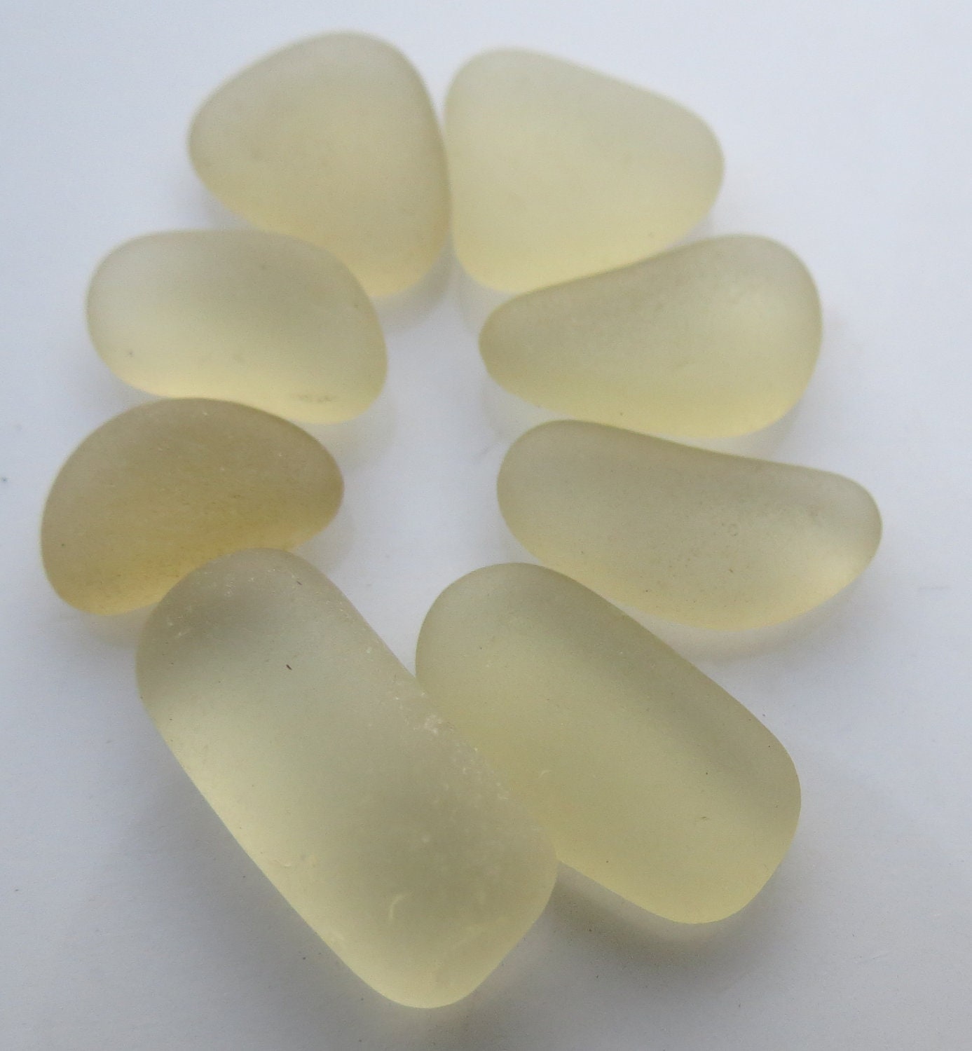 Baby Yellow Sea Glass Rare Beach Glass from Glass Beach Mermaids Tears