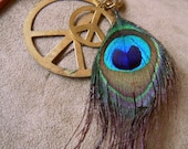 Peacock Peace Necklace
