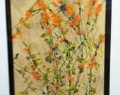 Arizona Weeds"  Original and embellished with Pastels