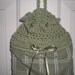 Plastic Bag Holder - Sage Green - Crochet