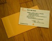 Library Catalog Card Save the Dates
