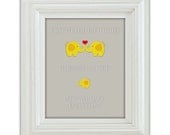First We Had Each Other Gray & Yellow Elephant Nursery Decor Printable Digital JPEG File