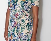 Floral Wrap Dress