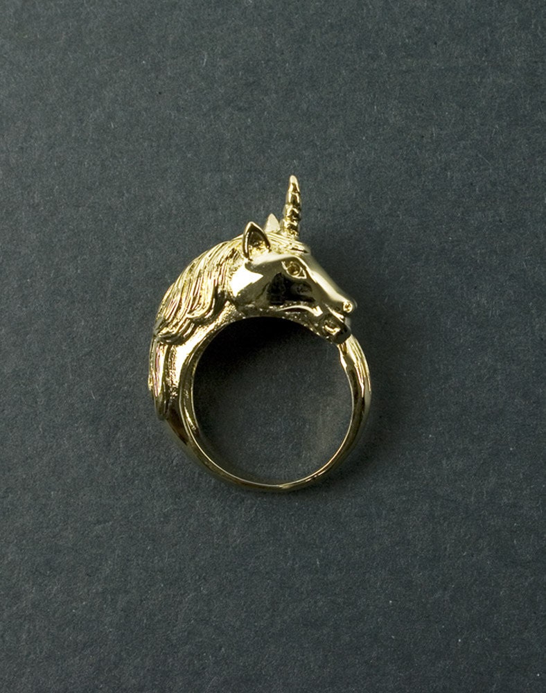 Unicorn Gold Ring