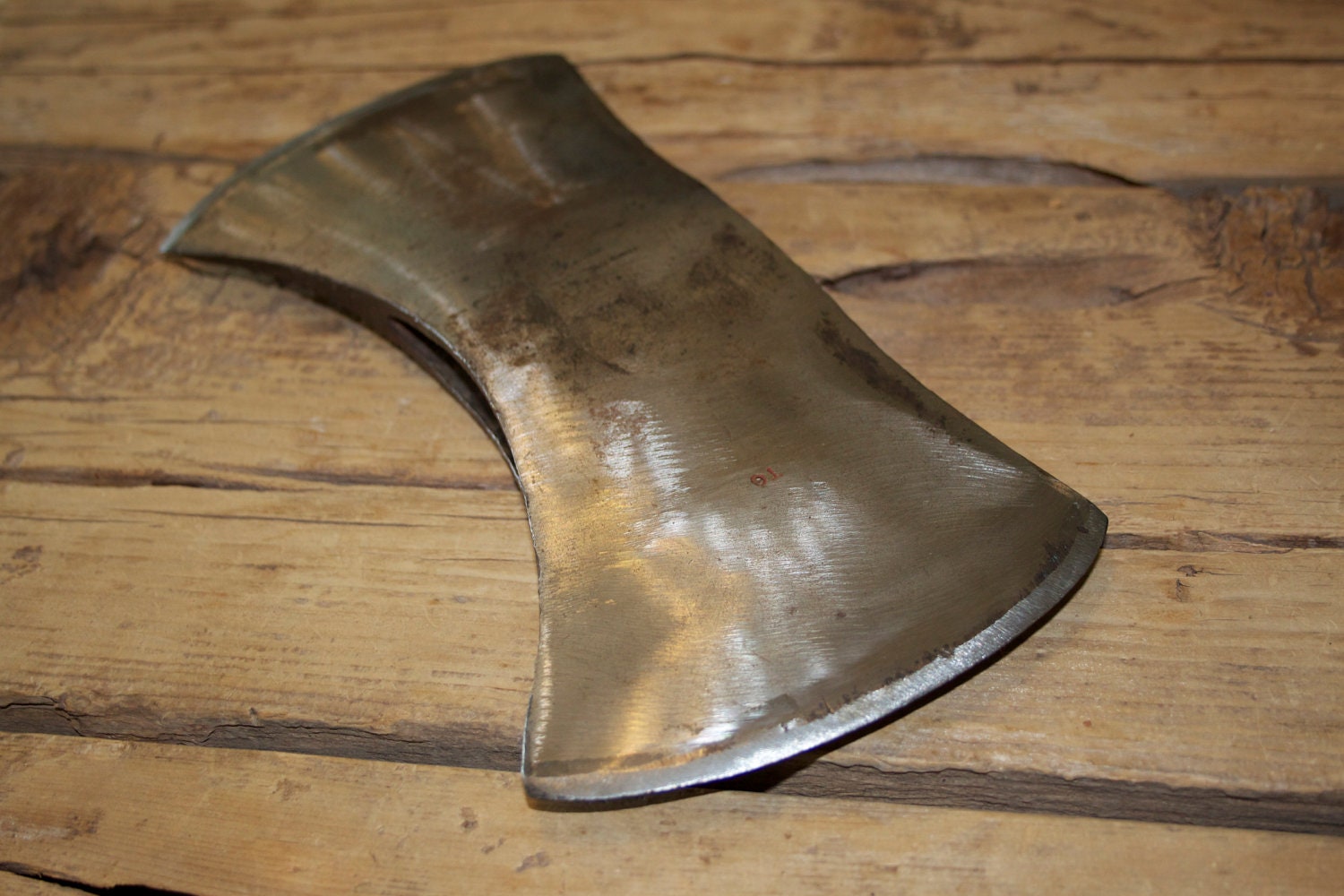 Reduced - Old Double Edged Axe Blade 10"