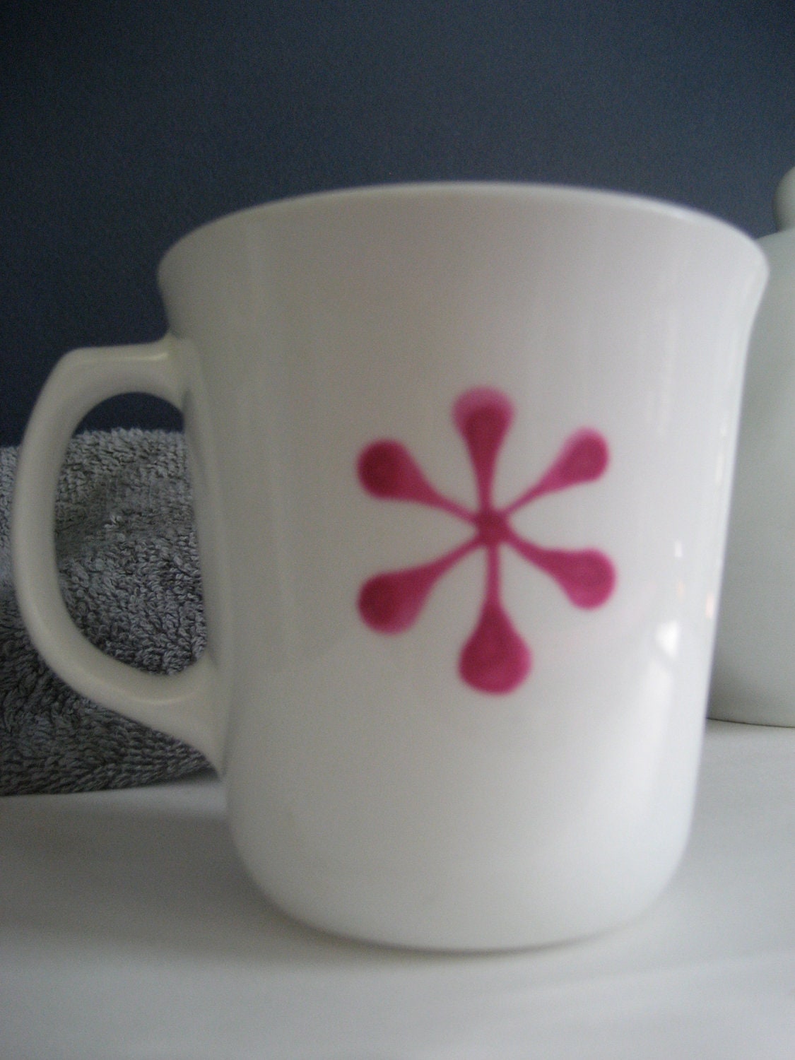 Asterisk handpainted mug