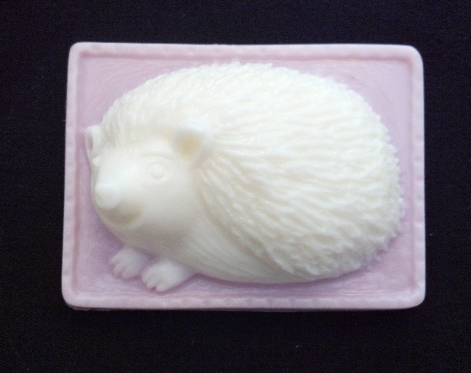 Lavender Goats Milk Hedgehog soap bar by Lavish Handcrafted
