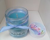 Butt Naked 8 oz. Mason Jar Soy Blend Candle Highly Scented Fresh Fruity Scents
