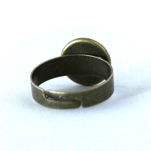 10% SALE Ring Cheshire Cat Smile Face Alice in wonderland fantasy Copper Cute Circle Shape
