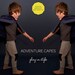 Kid's hooded reversible Red 'Adventure Cape'