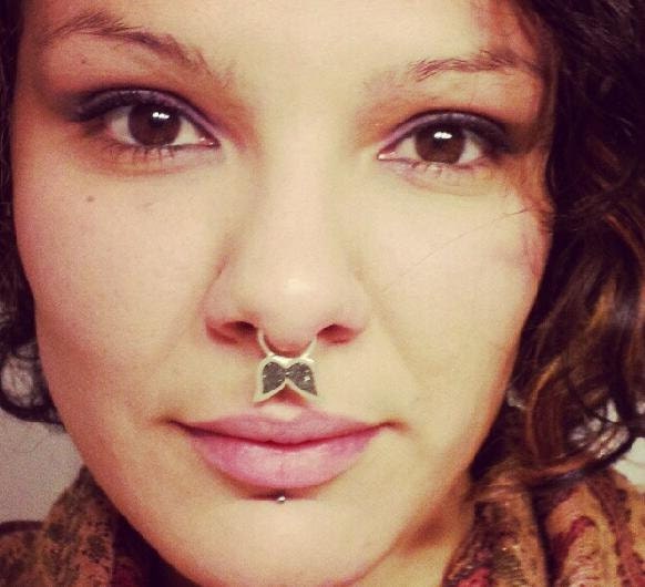 Mustache Septum Ring