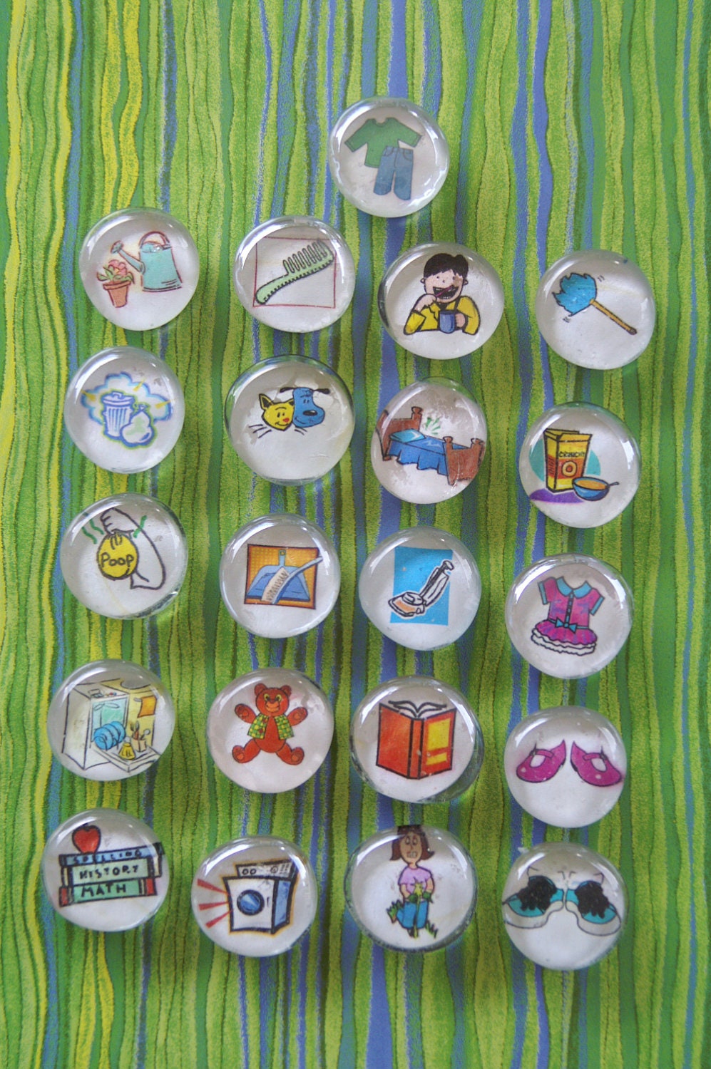 Five Special Needs Chore Tokens