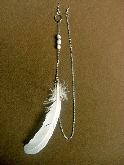 White feather earlace