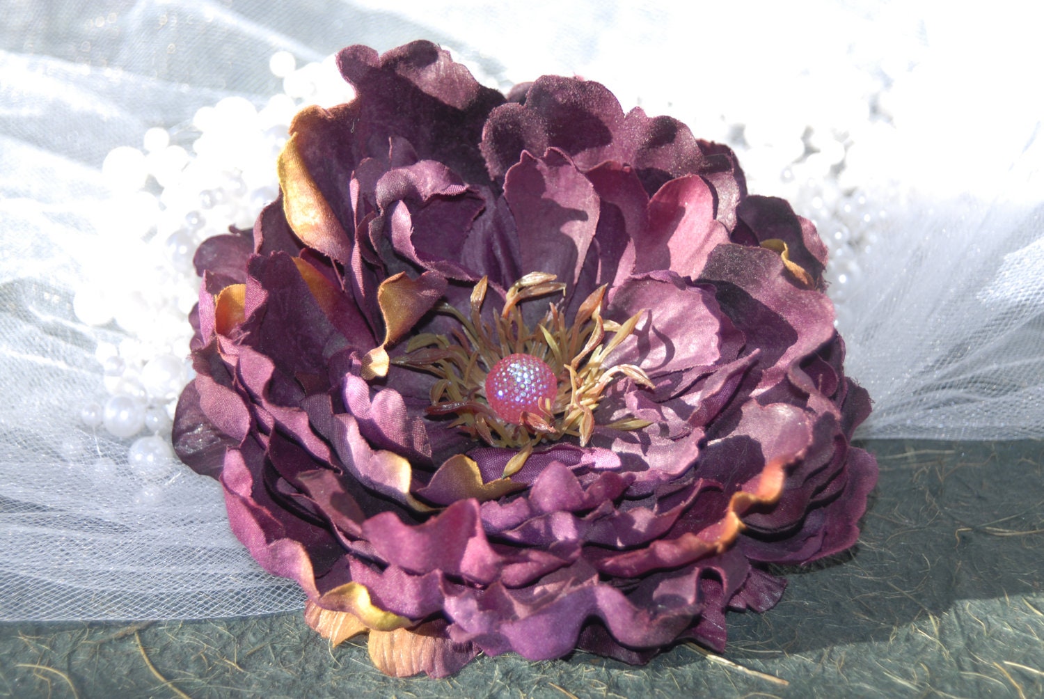 Dark Purple Peonies