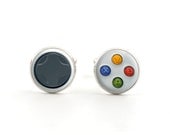 Silver Mens Cufflinks - Xbox Jewelry - Xbox 360 Controller Cufflinks - Accessories for Men - Game Gifts for Him