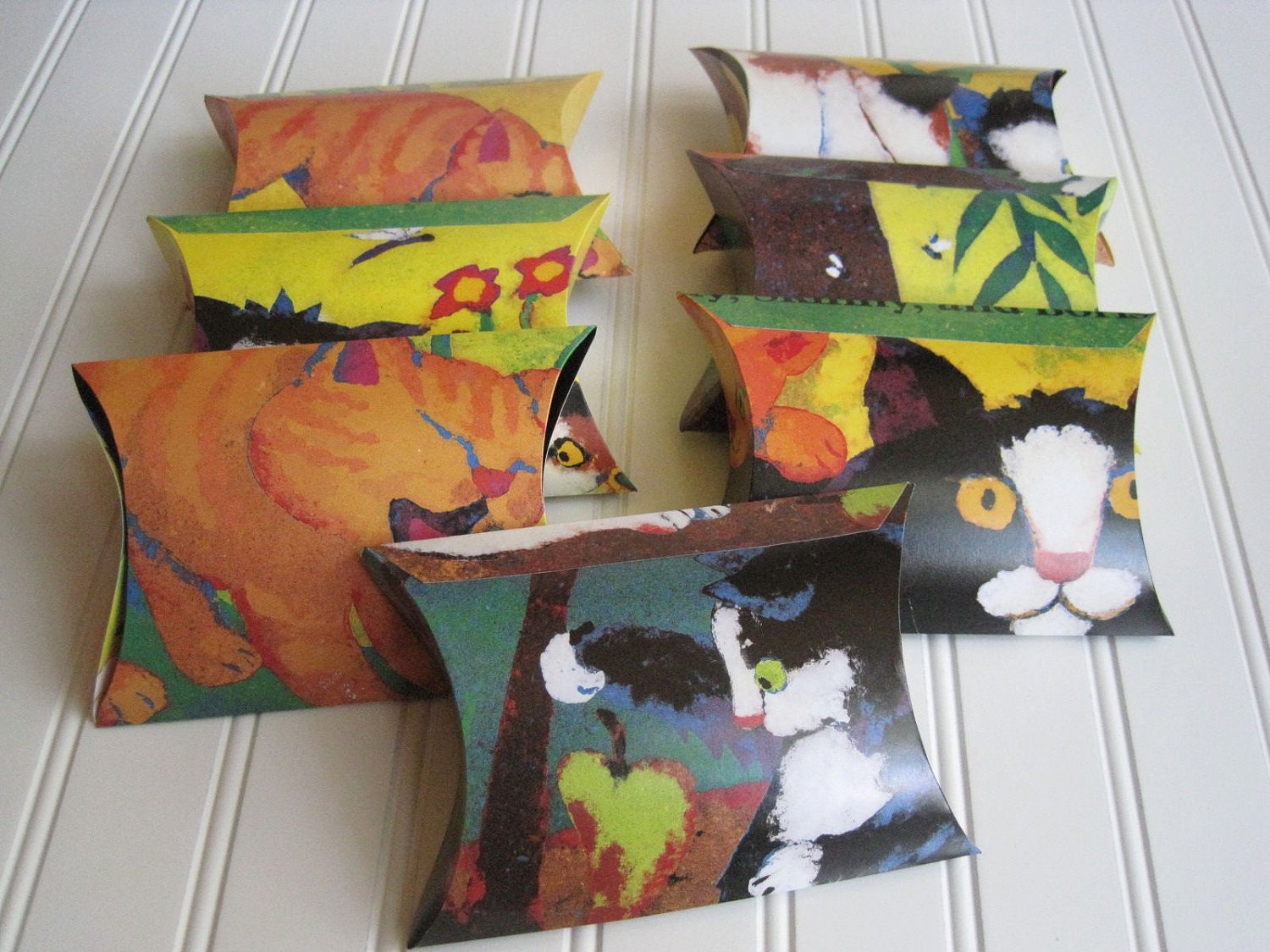 Gift Card Holders - Upcycled Children's Book Pillow Boxes / Gift Box / Gift Wrap