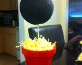 Disney Mickey Mouse Head with Red Pants Centerpiece in a pot