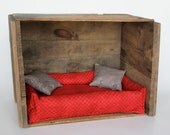Vintage re-purposed pet bed