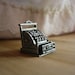 Miniature Pewter Cash Register