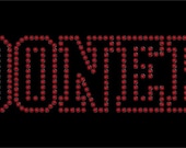 University of Oklahoma "SOONER" Rhinestone Decal