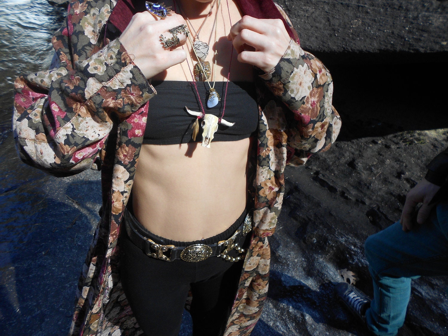 The Tribe of High Class Gypsy Bull Skull Necklaces