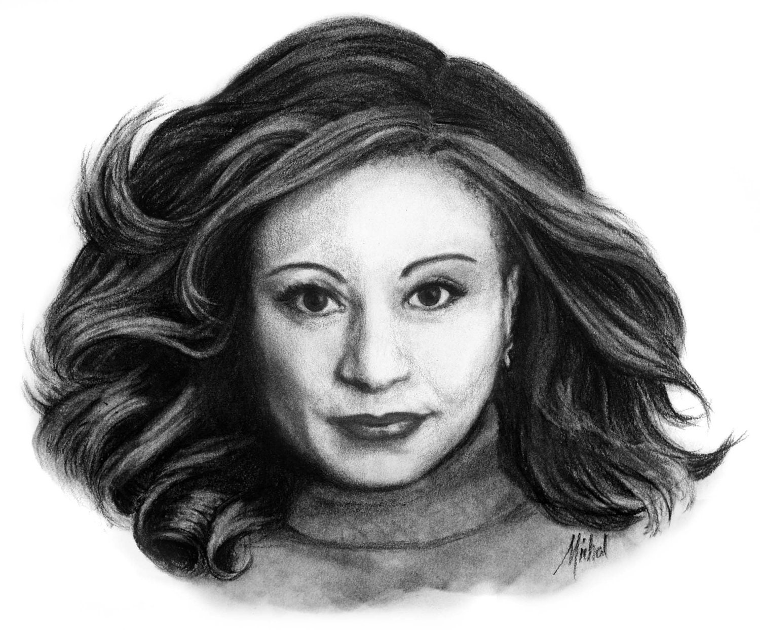 Woman Portrait Drawing